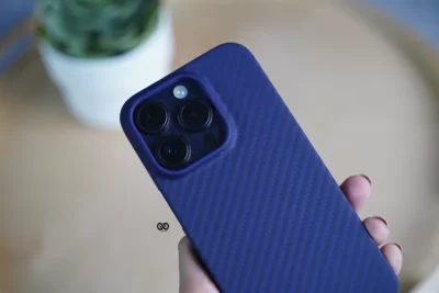 Magsafe Deep Purple Real Aramid Carbon Fiber Case For iPhone 14 Pro and 14 Pro Max