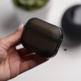 Smokey Black Rugged Translucent Airpods Pro Case (2nd Generation)