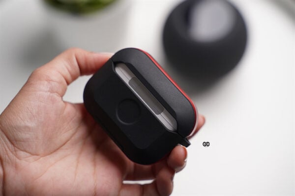 Black Red Rugged Airpod Case For Airpods Pro (2nd Generation) - Image 5