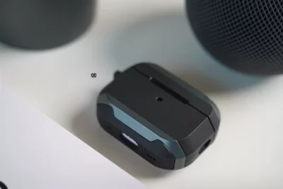 Black Grey Shockproof Case For AirPods Pro (2nd Generation)