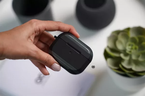Black Grey Shockproof Case For AirPods Pro (2nd Generation) - Image 5