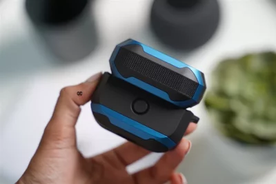Blue Black Shockproof Case For AirPods Pro (2nd Generation)