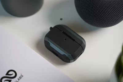 Black Grey Shockproof Case For AirPods Pro (2nd Generation)