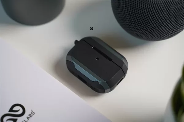 Black Grey Shockproof Case For AirPods Pro (2nd Generation) - Image 8