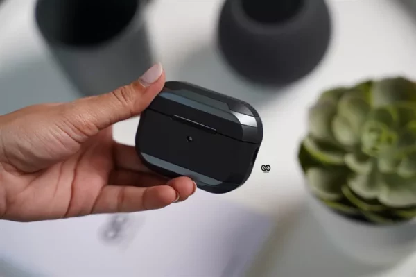 Black Grey Shockproof Case For AirPods Pro (2nd Generation) - Image 10