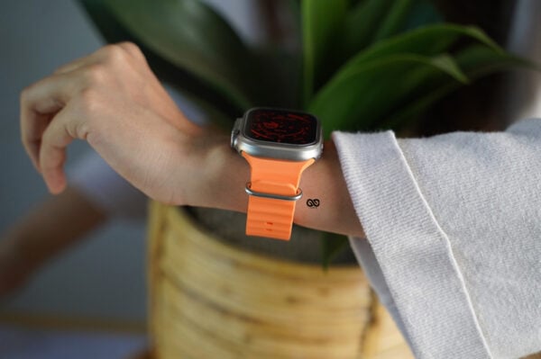 Silicone Ocean Band For Apple Watch 49 MM Series Ultra/Ultra 2 - Image 4