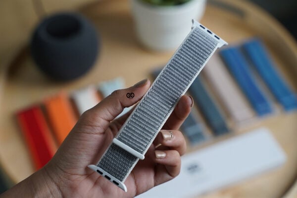 Seashell White Sports loop band strap For Apple Watch 42MM 41MM 40MM Series 4 5 6 7 8 9 10 SE SE 2 Gen - Image 5