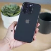 Space Greyish Black Glass Finish Soft case for iPhone 14 Pro Max